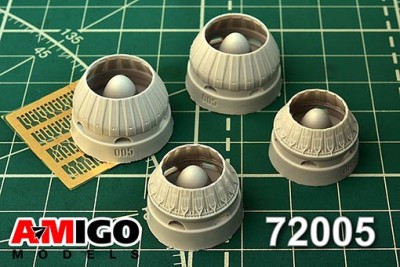 Amigo Models AМG 72004 RD-7M air intake for Tu-22K (MSVIT) 1/72