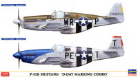 Hasegawa 02054 P-51B Mustang "D-Day Marking Combo" 1/72