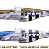 Hasegawa 02054 P-51B Mustang "D-Day Marking Combo" 1/72