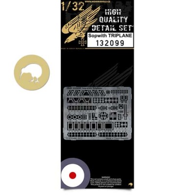 HGW 132099 Sopwith Triplane Detail PE set 1/32
