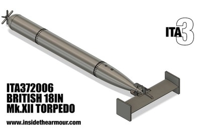 Inside the Armour ITA372006 British MkXII 18 in Torpedo 1/72