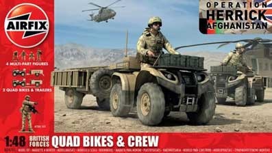 Airfix 4701 Британский Квадроцикл с Экипажем