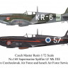 CZECHMASTER CMR-72168 1/72 S. Spitfire F Mk.IXE in CzAF/IAF Service