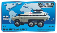 Armada Hobby W72009 Brazilian 6x6 APC EE-11 URUTU Ambulance Resin kit w. PE set 1/72