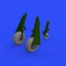 Eduard 648494 BRASSIN 1/48 P-51D wheels diamond tread (EDU)