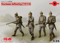 ICM 35679 Германская пехота (1914 г., 4 фигуры) 1/35