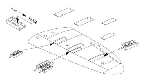 CMK 7224 Spitfire MK. I - armament set for Airf. 1/72