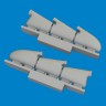 Eduard 672408 BRASSIN Spitfire Mk.V 3-stacks exh.rounded 1/72
