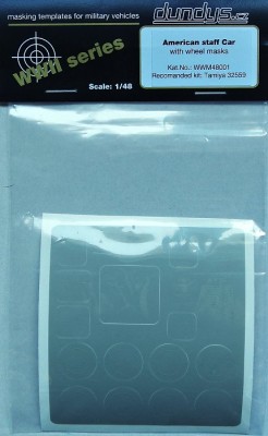 DUNDYS DUWW48001 1/48 Mask American staff car (for Tamiya 32559)