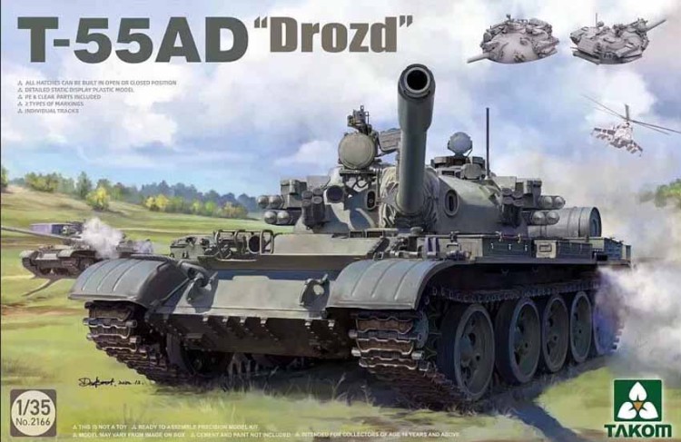 Takom 2166 T-55AD "Drozd" 1/35