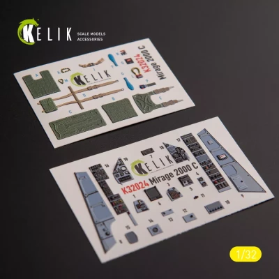 Reskit K32024 Mirage 2000C - interior 3D (KITTYH/ZIMMI) 1/32
