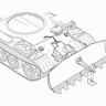 CMK 3048 Razor blade for soviet tanks T-55A/T-62 (BTU-55) 1/35