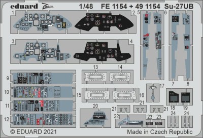Eduard FE1154 Su-27UB (GWH) 1:48