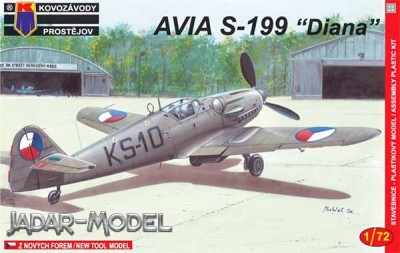 Kovozavody Prostejov 72008 Avia S-199 Diana 1/72