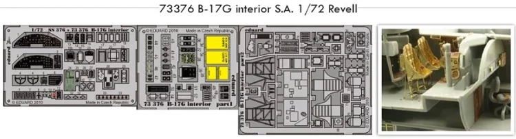 Eduard 73376 SET B-17G interior S.A. 1/72