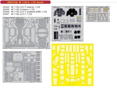 Eduard BIG33106 1/32 Bf 110C-2 (REV)