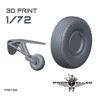 77 Propeller 77PRP789 Iljusin IL-2 wheels (SMER) 1/72