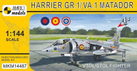Mark 1 Model MKM-14487 1/144 Harrier GR.1/VA.1 Matador (4x camo)