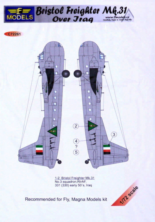 Lf Model C72261 Bristol Fighter Mk.31 over Iraq (FLY) декали 1/72