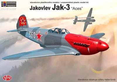 Kovozavody Prostejov CLK013 Yak-3 'Aces', ex-HELLER/SMER (CLUB LINE) 1/72