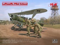 ICM 32017 Luftwaffe Pliot School (Hs 123A & 3 fig.) 1/32