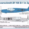 AML AMLC48045 Decals Messerschmitt Bf 108 in Spain 1/48