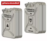 Plusmodel DP3090 German canisters - late Nowack (12 pcs.) 1/35