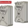 Plusmodel DP3090 German canisters - late Nowack (12 pcs.) 1/35