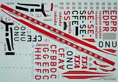 Maestro Models MMCD-7207 1/72 C-46 Commando - TransAir (decals)