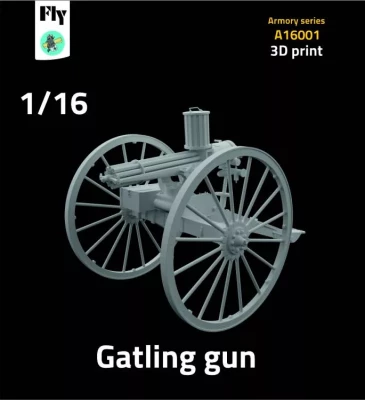 Fly model A16001 1/16 Gatling Gun (3D-Printed) 1/16