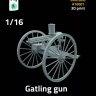Fly model A16001 1/16 Gatling Gun (3D-Printed) 1/16