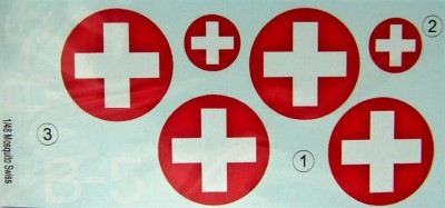 LF Model C4838 Decals Mosquito over Swiss - Part I. (TAM) 1/48