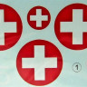 LF Model C4838 Decals Mosquito over Swiss - Part I. (TAM) 1/48