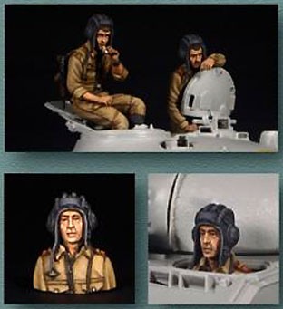 Condor F-350294 Танкисты Советской армии, Афганистан, 2 фигуры + бюст 1:35