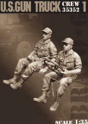 Bravo6 35352 US Gun Truck Crew (1) 1/35