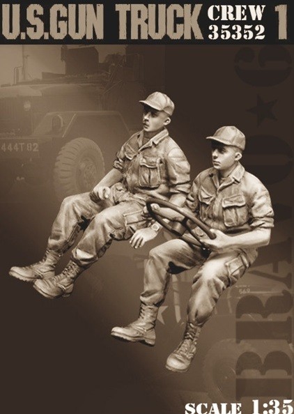 Bravo6 35352 US Gun Truck Crew (1) 1/35