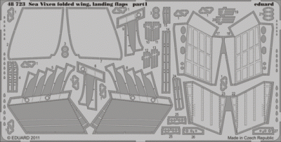 Eduard 48723 Sea Vixen landing flaps, folded wing (Future release)