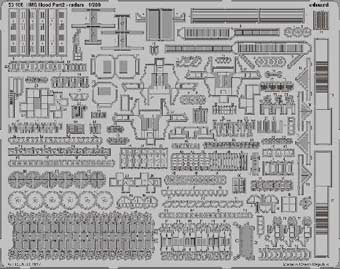 Eduard 53188 HMS Hood pt. 2 radars