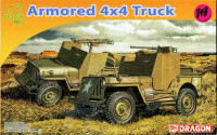 Dragon 7423 Willys MB (Armored Truck, w/bazookas, .50 cal. or a .30 cal. MG)) 1/72