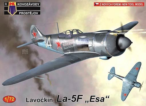 Kovozavody Prostejov 72175 Lavochkin La-5F 'Aces' (3x camo) 1/72