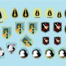 Star Decals 35-C1112 Lebanese Tanks & AFVs #5. More generic unit insignias 1/35