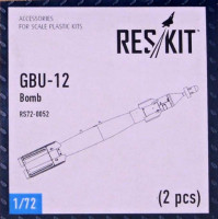 Reskit RS72-0052 GBU-12 Bomb (2 pcs.) 1/72