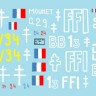 Star Decals 35-C1352 FFI # 1. Captured German Tanks. Pz.Kpfw.IV H Late , Sd.Kfz.251 D, Panzerwerfer 42, Tiger I , Jagdpanzer 38(t) Hetzer 1/35