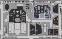 Eduard 32520 F-105G interior TRU