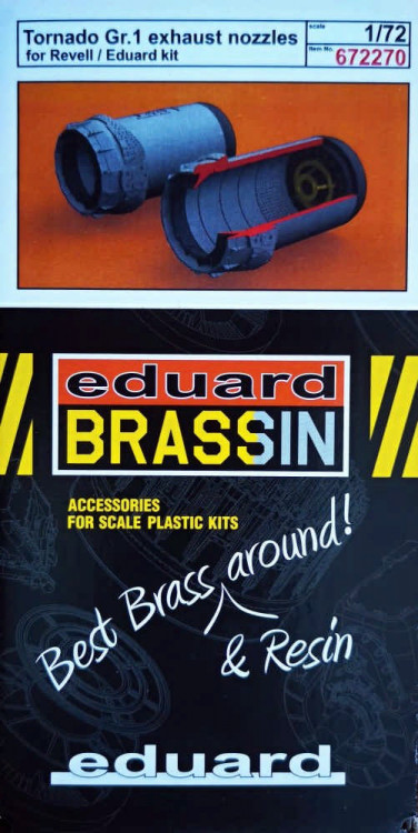 Eduard 672270 BRASSIN Tornado GR.1 exh.nozzles (EDU/REV) 1/72