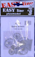 Plusmodel EL067 Spoke wheels (resin set) EASY LINE 1/35