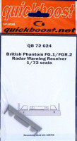 QuickBoost QB72 624 British Phantom FG.1/FGR.2 radar waring rec. 1/72