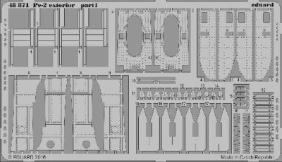 Eduard 48871 Pe-2 exterior 1/48 (распродажа)