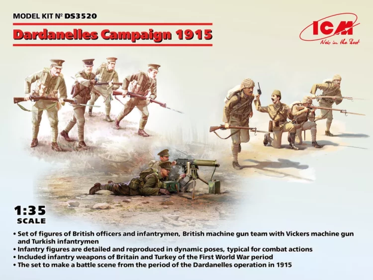 Icm DS3520 Dardanelles Campaign 1915, DIORAMA SET 1/35