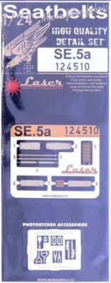 HGW 124510 Seatbelts SE.5a (laser &amp; PE set) 1/24